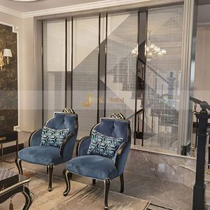 EX708 Modern Laser Cut Stainless Steel Foldable MultiFunctional Durable Partition <b>Walls</b> and <b>Screens</b> for Living Room Home - Product Image 4