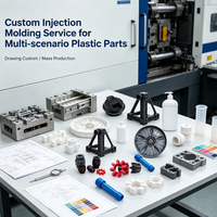 Pièces en plastique moulées par injection pour électroménager, machine à laver, pompe sanitaire, vanne, composant d'équipement industriel