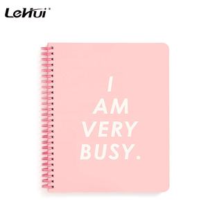 Alta calidad 160 páginas forradas 9X7 pulgadas colorido borrador en bruto Mini cuaderno espiral con bolsillos para la escuela y los viajes - Product Image 2