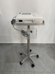 Chariot de surveillance des patients pour hôpital Rainbow PM-002, construction durable en métal et plastique, 50 cm, capacité de charge de 100 kg, garantie 1 an - Product Image 5