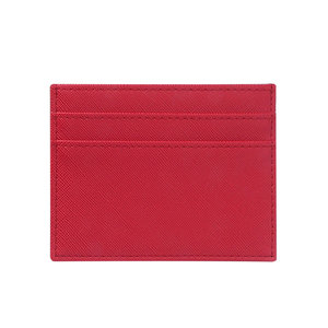 Custom Rfid Front Pocket <strong>Wallet</strong> Minimalist Slim Saffiano Genuine <strong>Leather</strong> Credit Card Holder