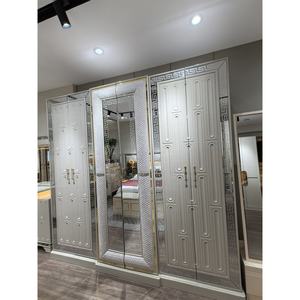 Ensemble de Chambre à Coucher Complète de Luxe 5 Pièces en Bois Entièrement Blanc Modèle <span class=keywords><strong>2025</strong></span>, Lit <span class=keywords><strong>King</strong></span> Size avec Table de Chevet, Commode et Armoire - Product Image 3