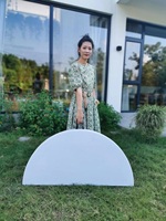 Tables et Chaises Pliantes Rondes de Repas en Plastique Pas Chères en Gros de Chine pour Événements