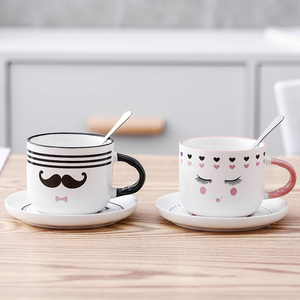<span class=keywords><strong>Petite</strong></span> capacité bon marché tasses à café expresso personnalisé tasse à thé en céramique avec le caboteur - Product Image 1