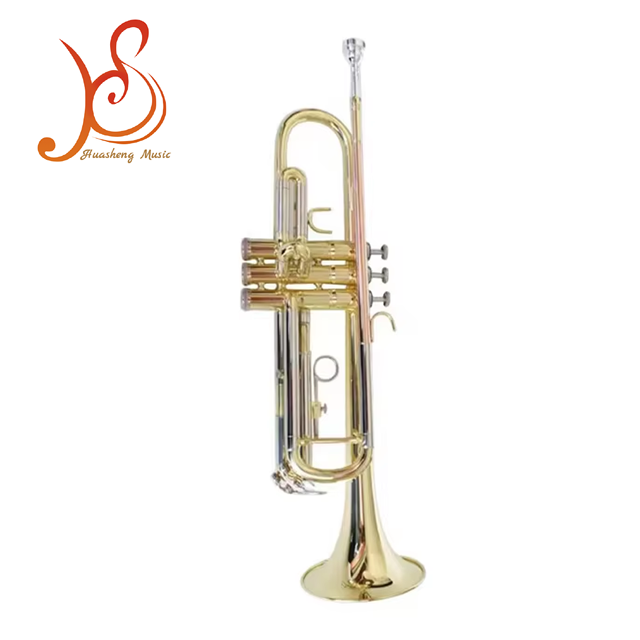 B Flat Brass Wind Students Beginners Professional Playing Wholesale Instruments Mouthpiece Trumpet