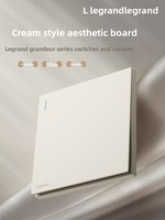 Prise murale encastrée Smart Life 16A à 3 prises, panneau en PC, design ultra-plat, indice IP20, réseau 5/6 pour l'air