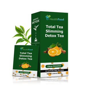 Thé Détox Minceur Total avec Calcium pour un Soutien à la Perte de Poids Saine et des Fibres Alimentaires – Disponible en Gros - Product Image 1