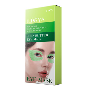 Маска для лица ILISYA в форме бабочки с экстрактами сладкой вишни, черной жемчужины, золота, женьшеня, гиалуроновой кислоты и авокадо, антивозрастная, на травах - Product Image 5