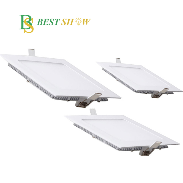 Square Round Led Panel Zhongshan Factory Panel Led Downlight Super Thin Led 3w 4w 5w 6w 7w 8w 9w 10w12w 15w 18w Downlight