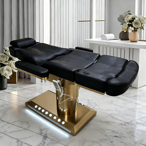 Cama de Belleza Eléctrica Ajustable Muebles de Salón Lujosos 4 Motores Cama de Masaje Eléctrica para Tratamientos de Spa Cama Facial Cosmética para Pestañas - Product Image 4