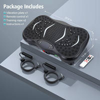 Plateforme vibrante électrique personnalisée pour la réduction de graisse, machine d'exercice à intensité réglable, 5 modes, plaque vibrante amincissante pour le fitness