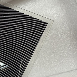 Panneaux solaires transparents intégrés aux bâtiments BIPV, revêtement CDTE, 100 W, façades en verre - Product Image 2