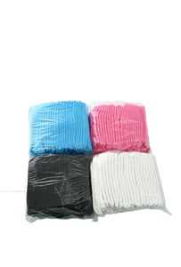 Não Tecido Duplo Clipe Elástico Cap Cabeça Cirúrgica Tampa Do Cabelo Não Tecido Descartável Unisex Proteção Cirúrgica Caps(100 Pcs) - Product Image 2