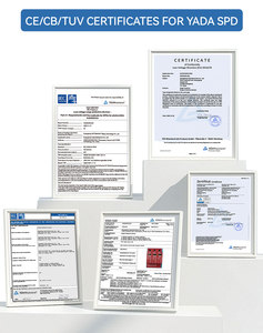 Yada T2 SPD 1000V 1200V DC CE CB สำหรับได้รับการรับรองอุปกรณ์ป้องกันไฟกระชาก3P สำหรับกล่องกระจายพลังงานแสงอาทิตย์กล่องป้องกันฟ้าผ่า - Product Image 6