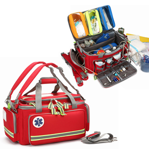 Botiquín de primeros auxilios de tres usos, bolsa especial de ambulancia con cilindro de oxígeno de 2L, impermeable, de gran capacidad, con doble espalda - Product Image 1