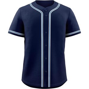 Camiseta de Béisbol para Hombre, Manga Corta, Absorbente de Humedad, Uniforme Deportivo Unisex para Adultos, Camisa con Botones, Ropa de Equipo - Product Image 1