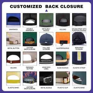 Qianzun OEM Boxy Zweifarbige 100% Baumwolle 5-Panel Kappe mit Stickerei-Logo, Individueller Snapback Vintage Unstrukturierte Snapback-Mütze - Product Image 5