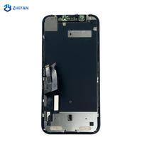 Écran LCD haute luminosité TFT/OLED/INCELL pour iPhone XR avec cadre, écran de smartphone testé avec garantie d'un an