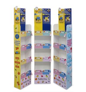 Supermarkt Einzelhandel POP Bodenst änder Schaumstoff platte Wellpappe regal für Nüsse Keks Snacks Brot Süßigkeiten PVC <span class=keywords><strong>Promotion</strong></span> Stand - Product Image 6