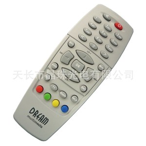 Control remoto multimedia Dream, color plateado, gris oscuro, 13,5x5,3x3 cm, para televisor, código fijo - Product Image 1