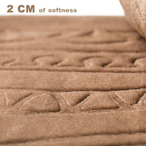 Vente en gros de mini tapis de prière musulman de voyage portable pliable pochette personnalisée lavable en nylon coussiné polyester - Product Image 5