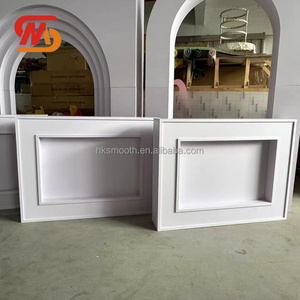 SMOOTH Wholesale Wedding Events Decoration White PVC Rectangle <b>Birthday</b> Party Event <b>Table</b> - Product Image 3