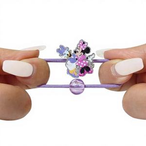 Échantillon de vente au détail H.E.R. Accessoires Licenciés Minnie Mouse : Élastiques à Cheveux Multicolores Durables pour Filles, Fabriqués en RPC - Product Image 1