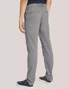 กางเกงชิโน่ผู้ชาย น้ำหนักเบา สไตล์ลำลอง ทรงคลาสสิก ทรงปกติ เอวต่ำ ทรงตรง ลายเรียบ ผ้าฝ้าย 100% ฟอกสีแบบ Stone Washed บริการ OEM - Product Image 2