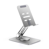 Support de tablette réglable en hauteur, portable, rotation à 360°, support de tablette PC