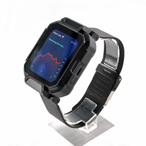 Montre étanche IP68 avec bracelet en acier anti-effraction MT4, moniteur de fréquence cardiaque, fonction d'appel, écran AMOLED, carte SIM pour les travailleurs/mineurs - Product Image 5