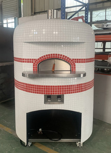 Moule à porte extérieure Base en pierre de jardin <span class=keywords><strong>Napoleon</strong></span> Gaz Restaurants Machine à four à pizza naturelle de 5 minutes avec support en dôme Bois et gaz Carburant - Product Image 4