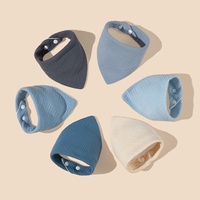 Petit Bavoir Triangulaire en Crêpe de Coton Pur, Doux et Respirant, Best-seller, Unisexe, pour Bébé, Serviette à Salive