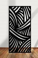 Décoration murale en métal élégante, tendance moderne, personnalisée, pour projets d'aménagement intérieur de luxe, faite à la main, avec revêtement en poudre