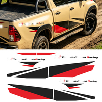 Ensemble de 7 pièces universelles pour pick-up, vinyle et PVC imperméables, design luxueux, accessoires de décoration extérieure pour portières de voiture
