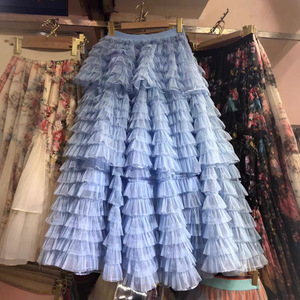 Personalizza gonna <span class=keywords><strong>in</strong></span> <span class=keywords><strong>Tulle</strong></span> da donna alla moda da donna a vita alta Maxi <span class=keywords><strong>gonne</strong></span> Tutu <span class=keywords><strong>in</strong></span> <span class=keywords><strong>Tulle</strong></span> <span class=keywords><strong>lunghe</strong></span> - Product Image 2