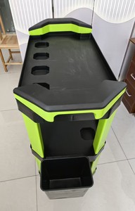 Chariot de lavage auto avec étagère à trois niveaux moulée pour le nettoyage des voitures - Product Image 6