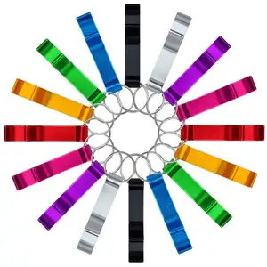 Custom חקוק קידום מוצרים צבעוני מתכת בקבוק פותחן Keychain מותאם אישית מותג החברה לוגו
