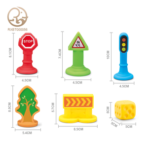 Ensemble de jouets de dessin animé en PVC pour bébé doux d'approvisionnement d'usine comprenant un <span class=keywords><strong>tapis</strong></span> de <span class=keywords><strong>jeu</strong></span> de voiture de <span class=keywords><strong>dinosaure</strong></span> pour les cadeaux d'anniversaire d'enfants dans un emballage de boîte - Product Image 3