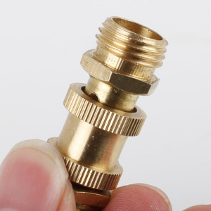 Robinet à bille en cuivre 1/2 pouce à double filetage externe pour gaz, température normale, pression de service 650 PSI - Product Image 3