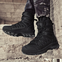 Offre Spéciale bottes de combat d'entraînement en plein air pour hommes de grande taille, bottes tactiques de vêtements de travail