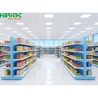 Étagères de magasin pour chaînes de supermarchés, étagères commerciales, capacité de R&D, quantité en gros