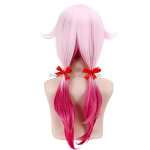 Peluca de cosplay Lord Shengda, sin corona, degradado rosado-púrpura, venta directa de fábrica, pelo sintético. - Product Image 5