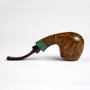 Muxiang Briar Wood Smoking Pipe Bent Type Handcrafted Tobacco Pipe For Men - Product Image 4