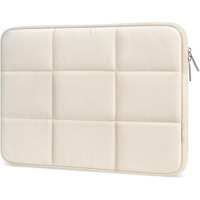 Sac pour ordinateur portable matelassé rectangulaire moelleux à fermeture magnétique, léger, imperméable, pochette pour ordinateur portable
