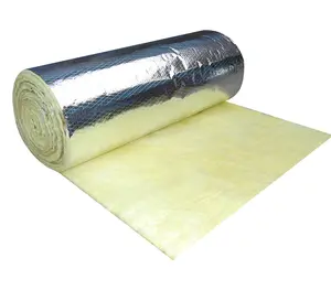 Bellsafe Aluminium Foil menghadap kaca wol isolasi kaca selimut wol dengan satu sisi Fsk untuk saluran udara