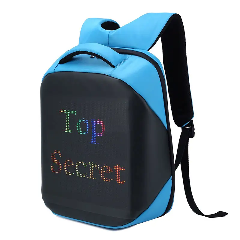 Backpack Bag With Full Color LED Display LED Screen School Bag Backpack Screen