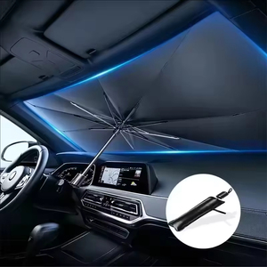 Araba ve SUV için UV engelleme araba güneşliği ön cam güneşlik katlanabilir sıcak satış kabul OEM