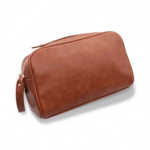 Muestra gratuita: Nueva bolsa de aseo de viaje personalizada de poliéster, neceser grande de viaje para baño y afeitado, bolsa de cosméticos grande para viaje - Product Image 4