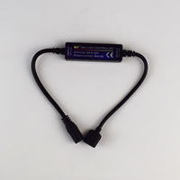 Contrôleur LED sans fil DC5-24V, télécommande 21 touches, 12 couleurs pour bande LED RGB, connecteur anode commun DC 4 broches