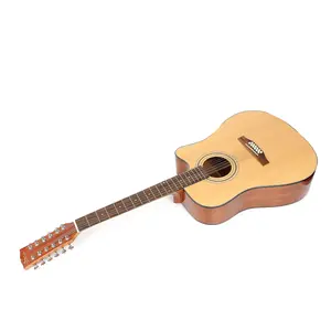 China Hersteller Großhandel weg geschnitten 12 Saiten Gitarren 41 Zoll l-12x-50 Entwickler 12-saitige Akustik gitarre